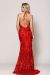 Halter Neck High Slit Prom Gown back in Red